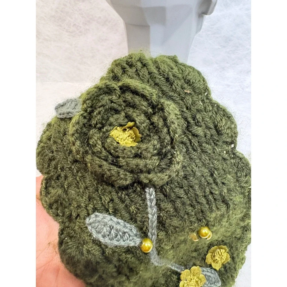 Handmade olive green